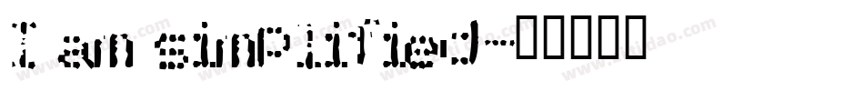 I am simplified字体转换